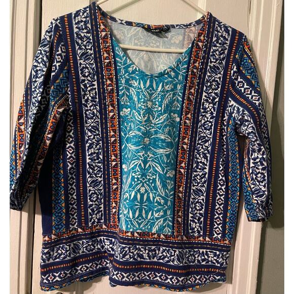 Onque Casual Boho Embellished Top - Picture 1 of 4